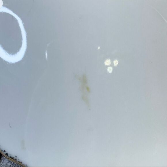 Beautiful Vintage Lusterware 8" Serving Bowl Scalloped Rim with Beautiful Rose - Picture 8 of 9